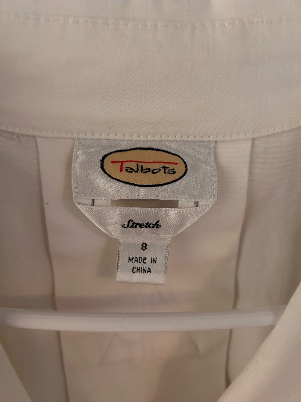 Talbots Off-White Button-Front Jean Jacket - Picture 2 of 3